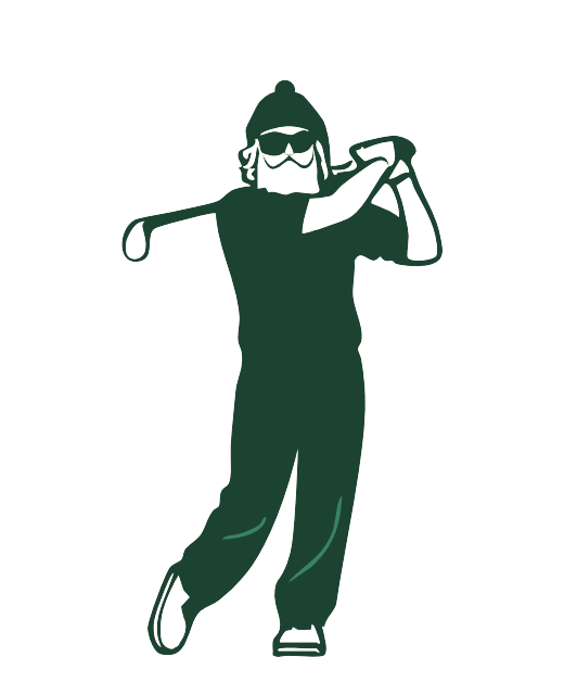 Mulligan's mascot frame 08: full follow-through